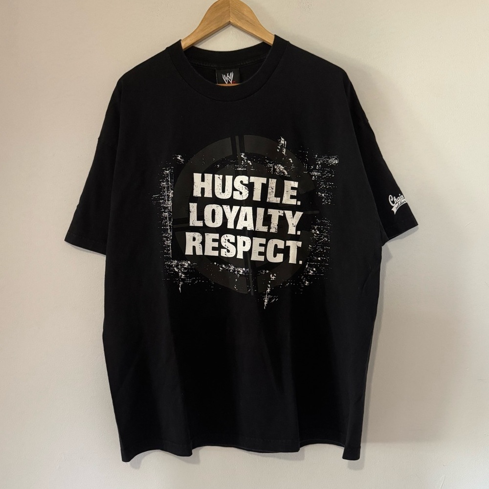 Vintage John Cena Hustle Loyalty Respect T-Shirt / 2006 / WWE / XXL